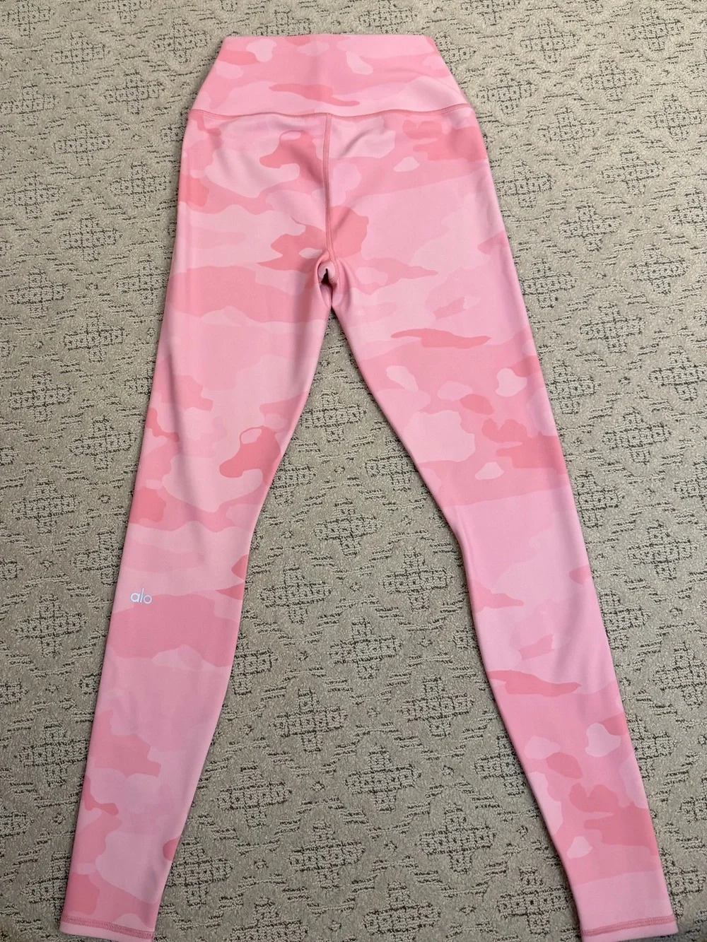 ALO Yoga Pink Camo High-Rise Leggings